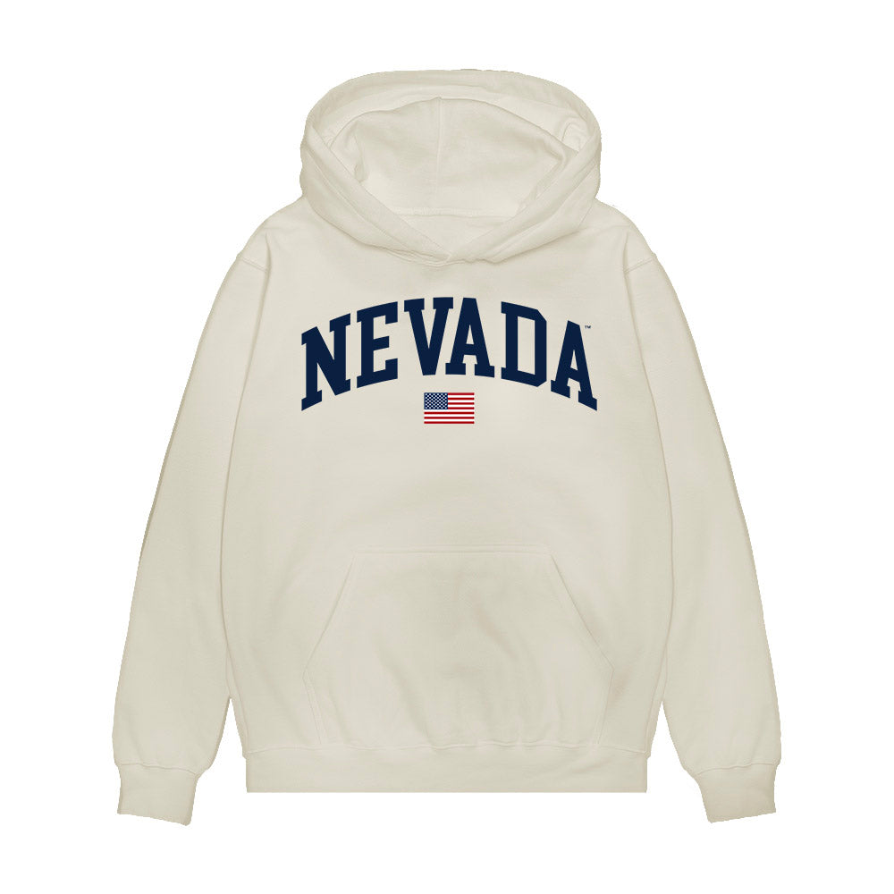 Nevada - NCAA Baseball : Taylor Holder - USA Raglan Premium Hooded Sweatshirt-0