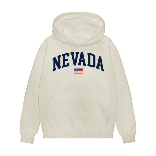 Nevada - NCAA Baseball : Peyton Fosher - USA Raglan Premium Hooded Sweatshirt-0