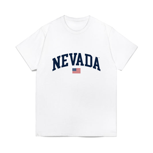 Nevada - NCAA Baseball : Eric Valdez - USA Raglan Comfort Colors T-Shirt-0