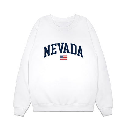 Nevada - NCAA Baseball : Aiden Pollock - USA Raglan Premium Crewneck Sweatshirt-0