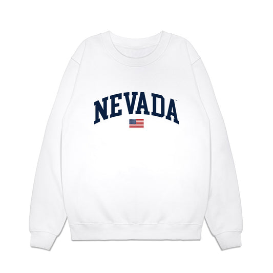 Nevada - NCAA Baseball : Jake Harvey - USA Raglan Premium Crewneck Sweatshirt-0