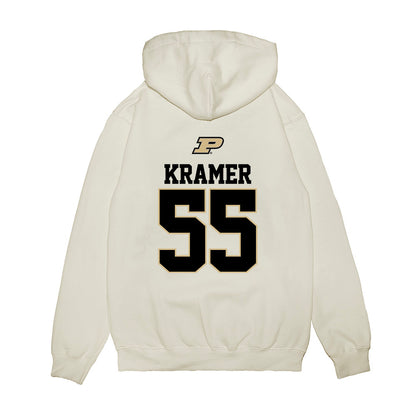 Purdue - NCAA Baseball : Jake Kramer - USA Raglan Premium Hooded Sweatshirt-1