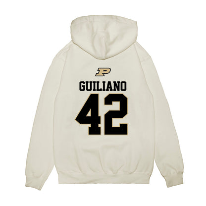 Purdue - NCAA Baseball : Justin Guiliano - USA Raglan Premium Hooded Sweatshirt-1