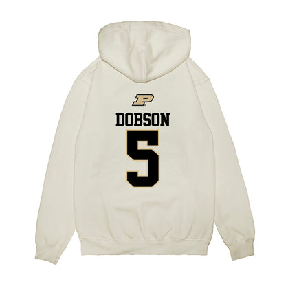 Purdue - NCAA Baseball : Trip Dobson - USA Raglan Premium Hooded Sweatshirt-1