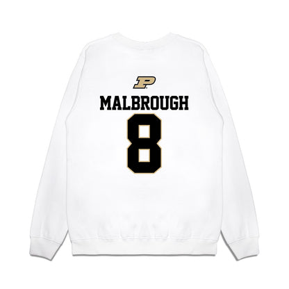 Purdue - NCAA Baseball : Quincy Malbrough - USA Raglan Premium Crewneck Sweatshirt-1