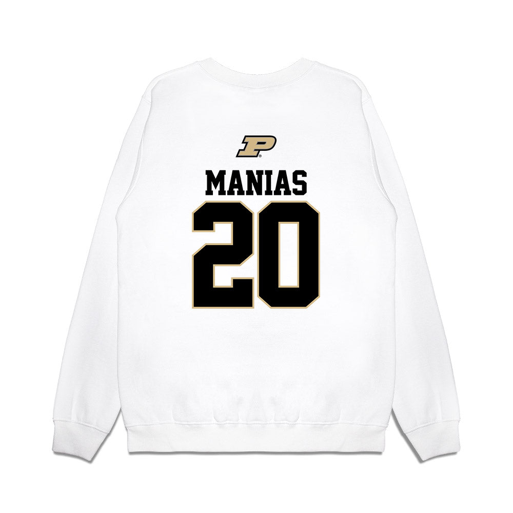 Purdue - NCAA Baseball : Aaron Manias - USA Raglan Premium Crewneck Sweatshirt-1
