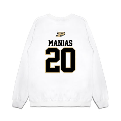 Purdue - NCAA Baseball : Aaron Manias - USA Raglan Premium Crewneck Sweatshirt-1