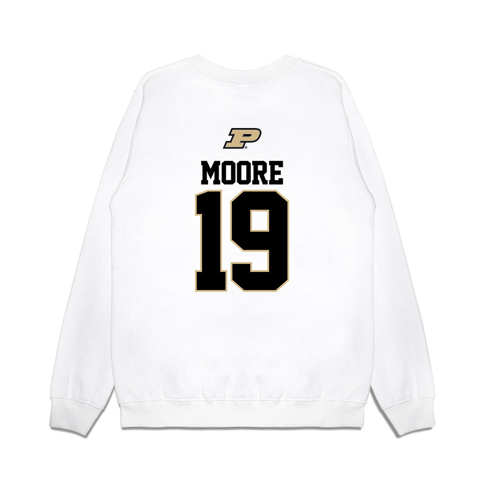 Purdue - NCAA Baseball : Avery Moore - USA Raglan Premium Crewneck Sweatshirt-1