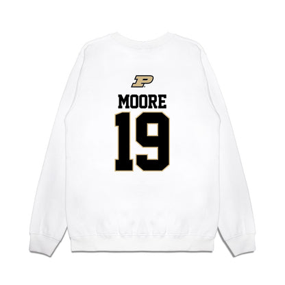 Purdue - NCAA Baseball : Avery Moore - USA Raglan Premium Crewneck Sweatshirt-1