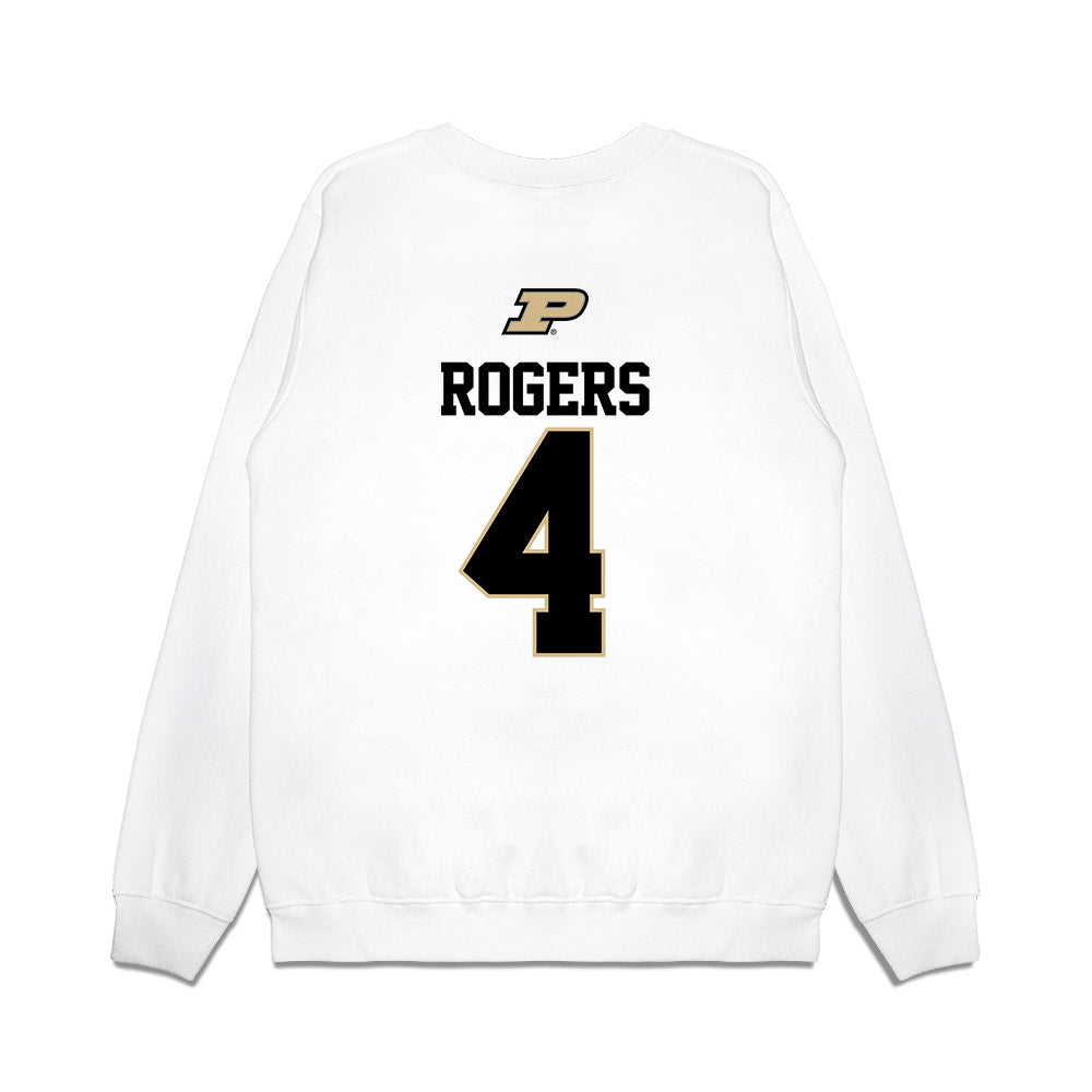 Purdue - NCAA Baseball : Brandon Rogers - USA Raglan Premium Crewneck Sweatshirt-1