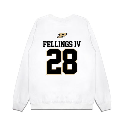 Purdue - NCAA Baseball : Eugene Tro Fellings IV - USA Raglan Premium Crewneck Sweatshirt-1