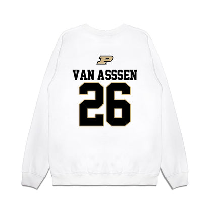 Purdue - NCAA Baseball : Cole Van Asssen - USA Raglan Premium Crewneck Sweatshirt-1