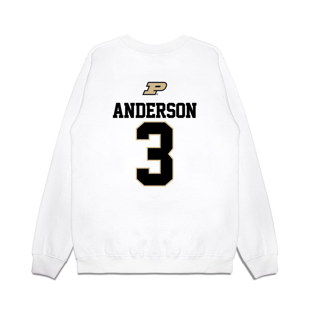 Purdue - NCAA Baseball : Eli Anderson - USA Raglan Premium Crewneck Sweatshirt-1