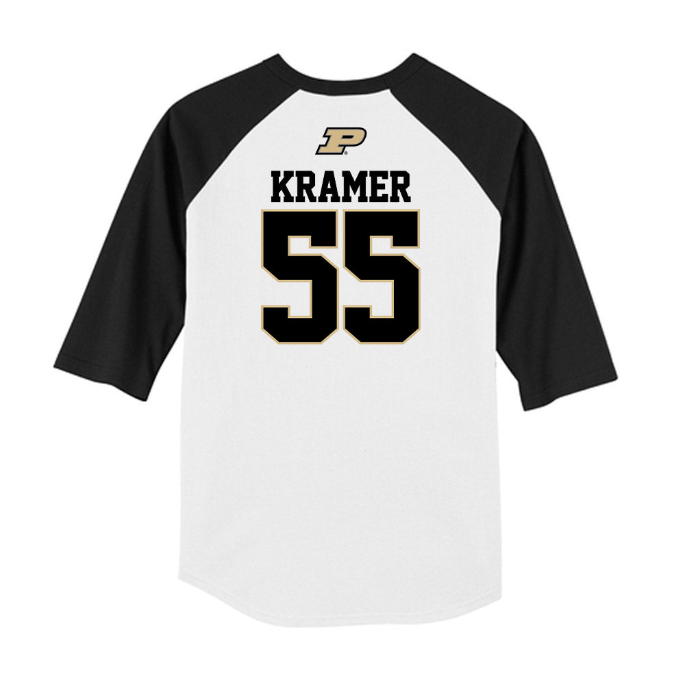 Purdue - NCAA Baseball : Jake Kramer - USA Raglan Raglan Shirt-1