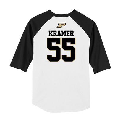 Purdue - NCAA Baseball : Jake Kramer - USA Raglan Raglan Shirt-1