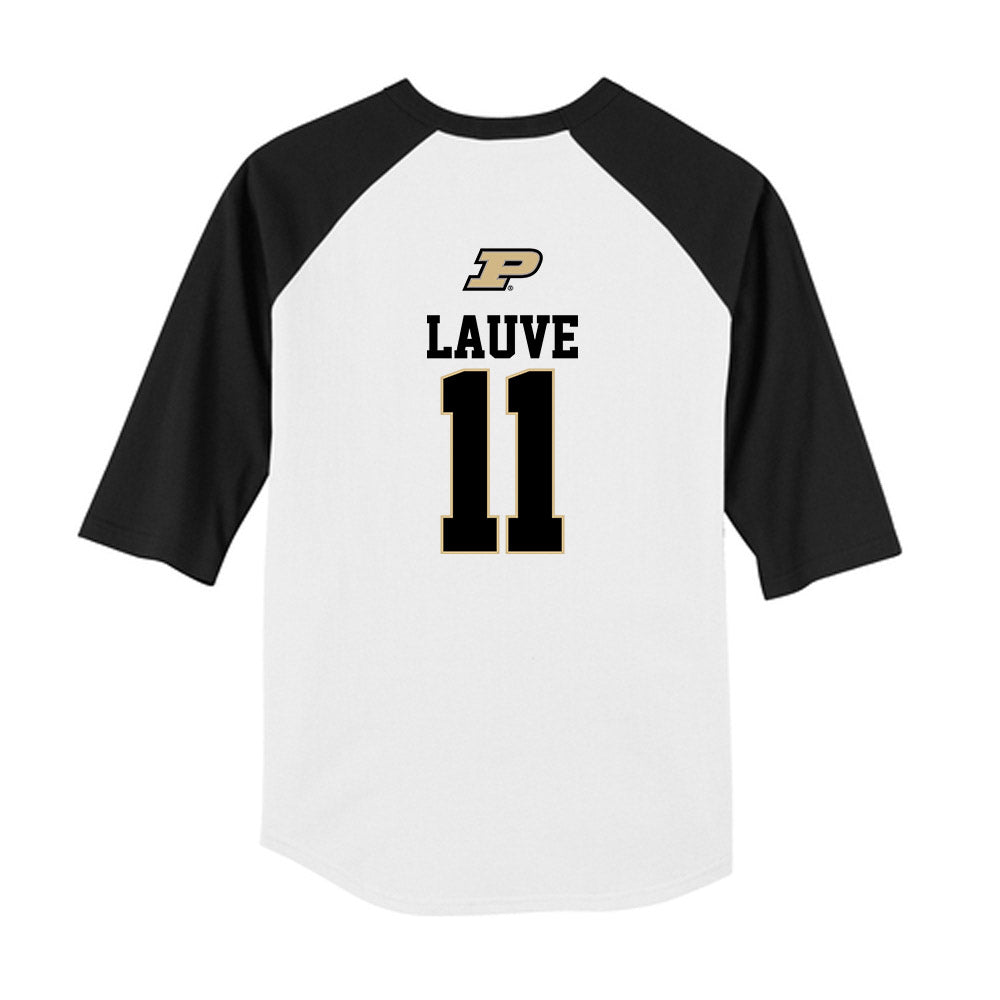 Purdue - NCAA Baseball : Lance Lauve - USA Raglan Youth Raglan T-Shirt-1