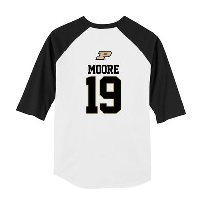 Purdue - NCAA Baseball : Avery Moore - USA Raglan Youth Raglan T-Shirt-1
