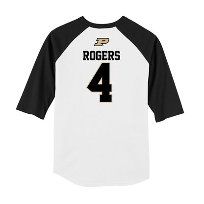 Purdue - NCAA Baseball : Brandon Rogers - USA Raglan Raglan Shirt-1
