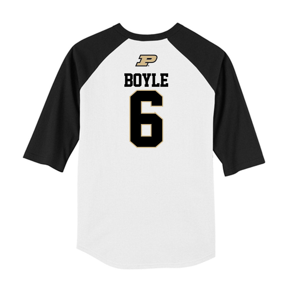 Purdue - NCAA Baseball : Westin Boyle - USA Raglan Raglan Shirt-1