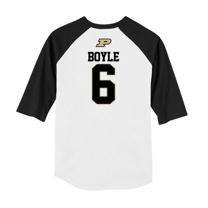 Purdue - NCAA Baseball : Westin Boyle - USA Raglan Raglan Shirt-1