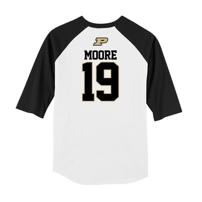 Purdue - NCAA Baseball : Avery Moore - USA Raglan Raglan Shirt-1