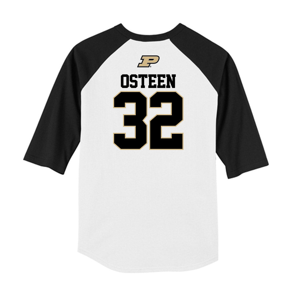 Purdue - NCAA Baseball : Matthew Osteen - USA Raglan Raglan Shirt-1