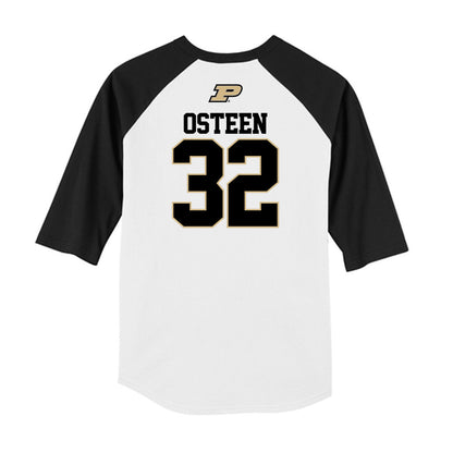 Purdue - NCAA Baseball : Matthew Osteen - USA Raglan Raglan Shirt-1