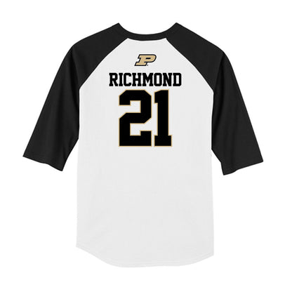 Purdue - NCAA Baseball : CJ Richmond - USA Raglan Raglan Shirt-1