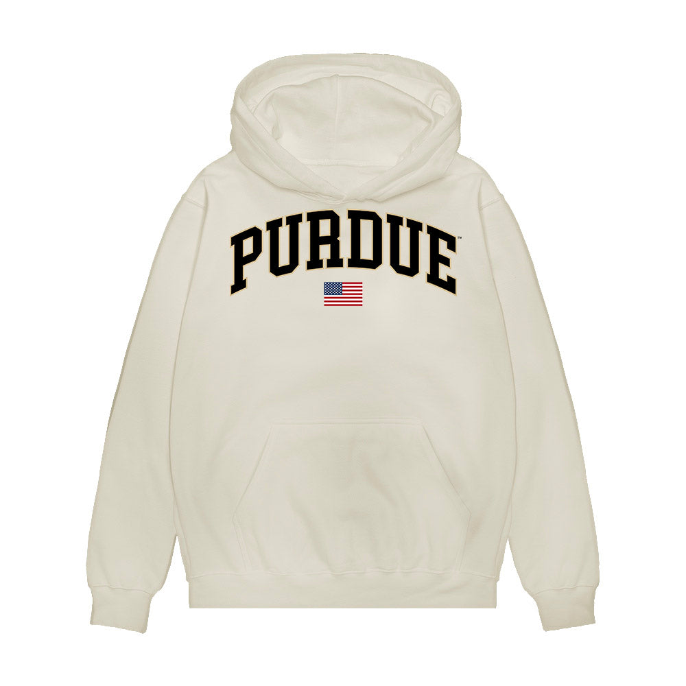 Purdue - NCAA Baseball : Jimmy Dionne - USA Raglan Premium Hooded Sweatshirt-0