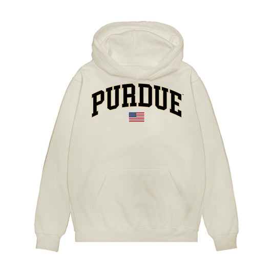 Purdue - NCAA Baseball : Jake Kramer - USA Raglan Premium Hooded Sweatshirt-0