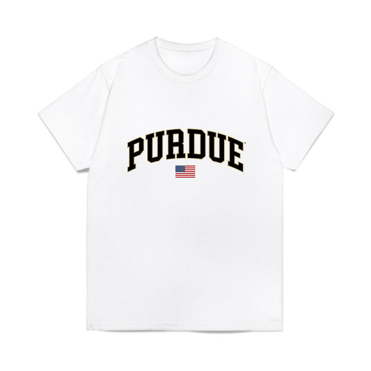 Purdue - NCAA Baseball : Evan Schweizer - USA Raglan Comfort Colors T-Shirt-0