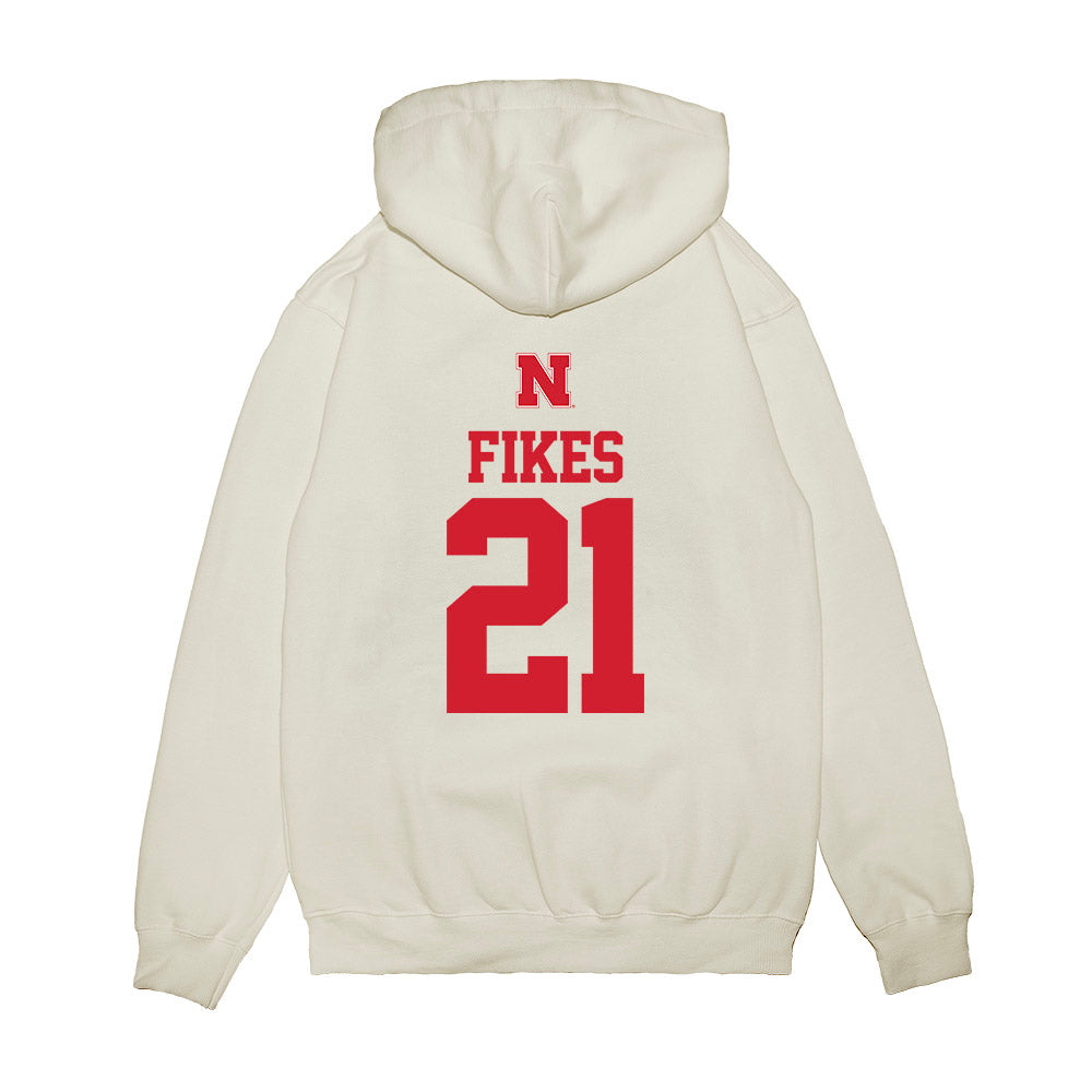 Nebraska - NCAA Baseball : Trey Fikes - USA Raglan Premium Hooded Sweatshirt-1