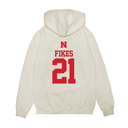Nebraska - NCAA Baseball : Trey Fikes - USA Raglan Premium Hooded Sweatshirt-1