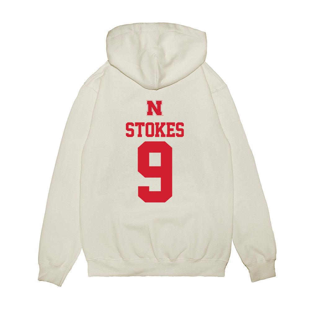 Nebraska - NCAA Baseball : Rhett Stokes - USA Raglan Premium Hooded Sweatshirt-1