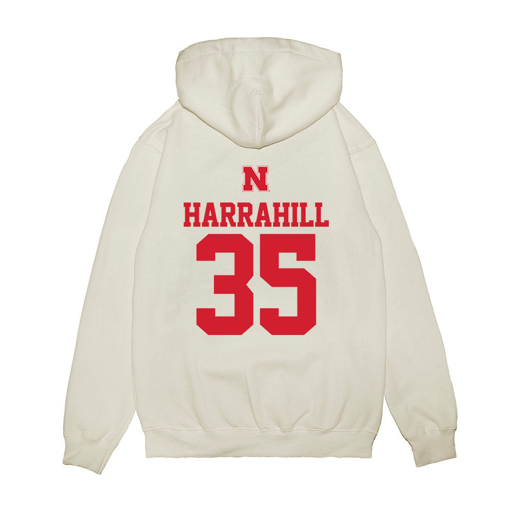 Nebraska - NCAA Baseball : Ryan Harrahill - USA Raglan Premium Hooded Sweatshirt-1