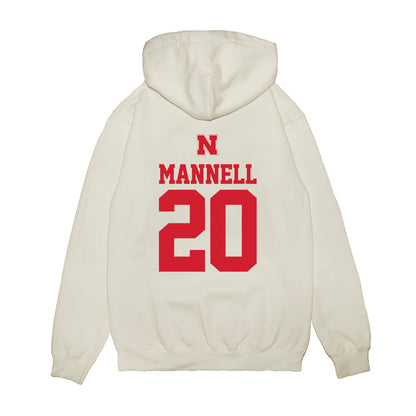Nebraska - NCAA Baseball : Kevin Mannell - USA Raglan Premium Hooded Sweatshirt-1