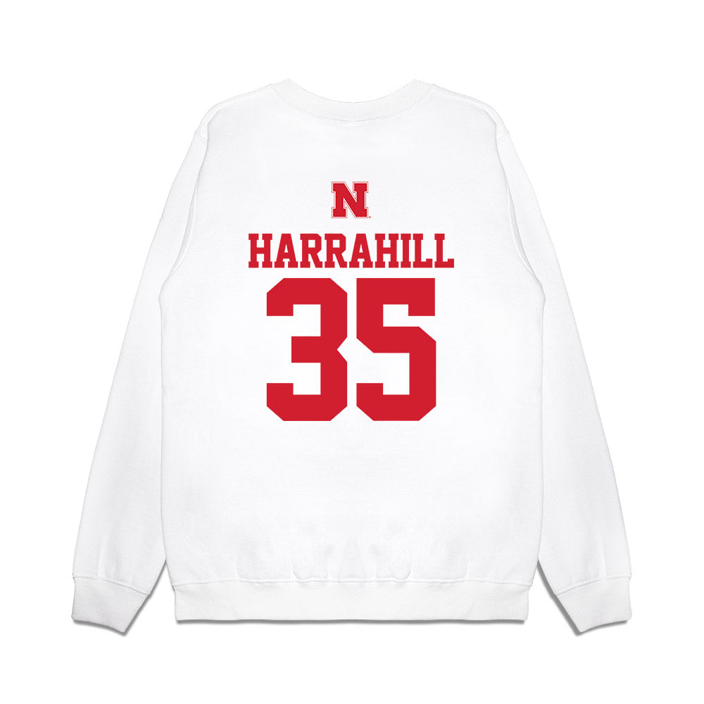 Nebraska - NCAA Baseball : Ryan Harrahill - USA Raglan Premium Crewneck Sweatshirt-1