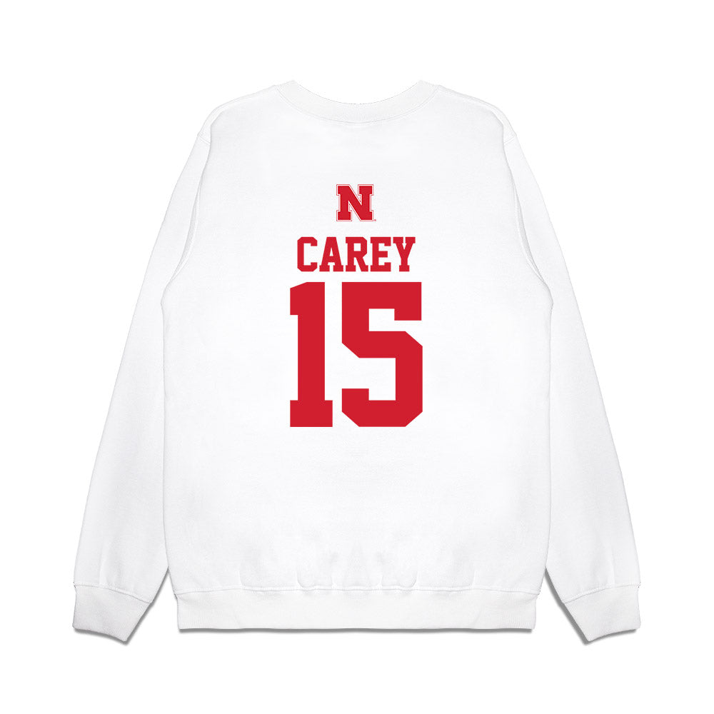Nebraska - NCAA Baseball : Dylan Carey - USA Raglan Premium Crewneck Sweatshirt-1