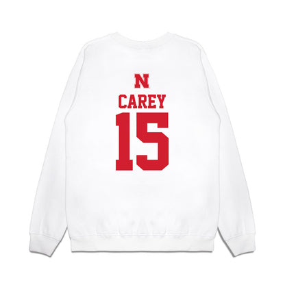 Nebraska - NCAA Baseball : Dylan Carey - USA Raglan Premium Crewneck Sweatshirt-1