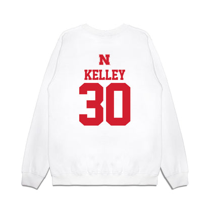 Nebraska - NCAA Baseball : Carter Kelley - USA Raglan Premium Crewneck Sweatshirt-1