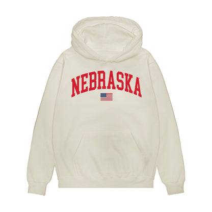 Nebraska - NCAA Baseball : Drew Christo - USA Raglan Premium Hooded Sweatshirt-0