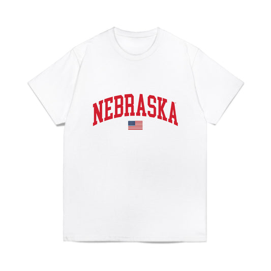 Nebraska - NCAA Baseball : Colin Nowaczyk - USA Raglan Comfort Colors T-Shirt-0
