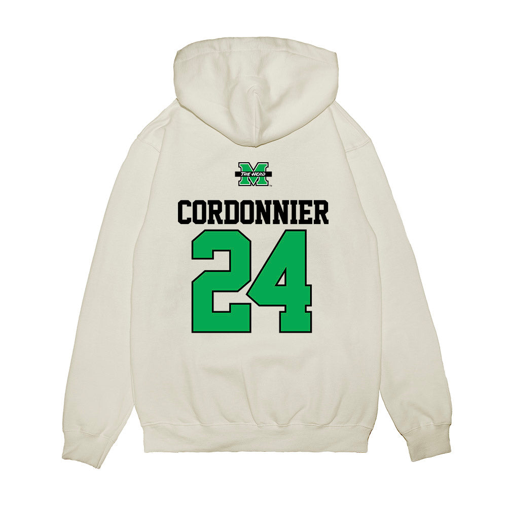 Marshall - NCAA Baseball : Braylon Cordonnier - USA Raglan Premium Hooded Sweatshirt-1