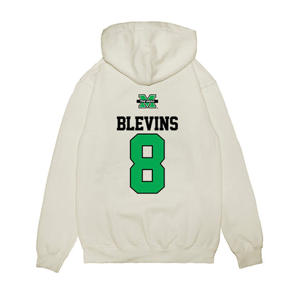 Marshall - NCAA Baseball : Bryce Blevins - USA Raglan Premium Hooded Sweatshirt-1