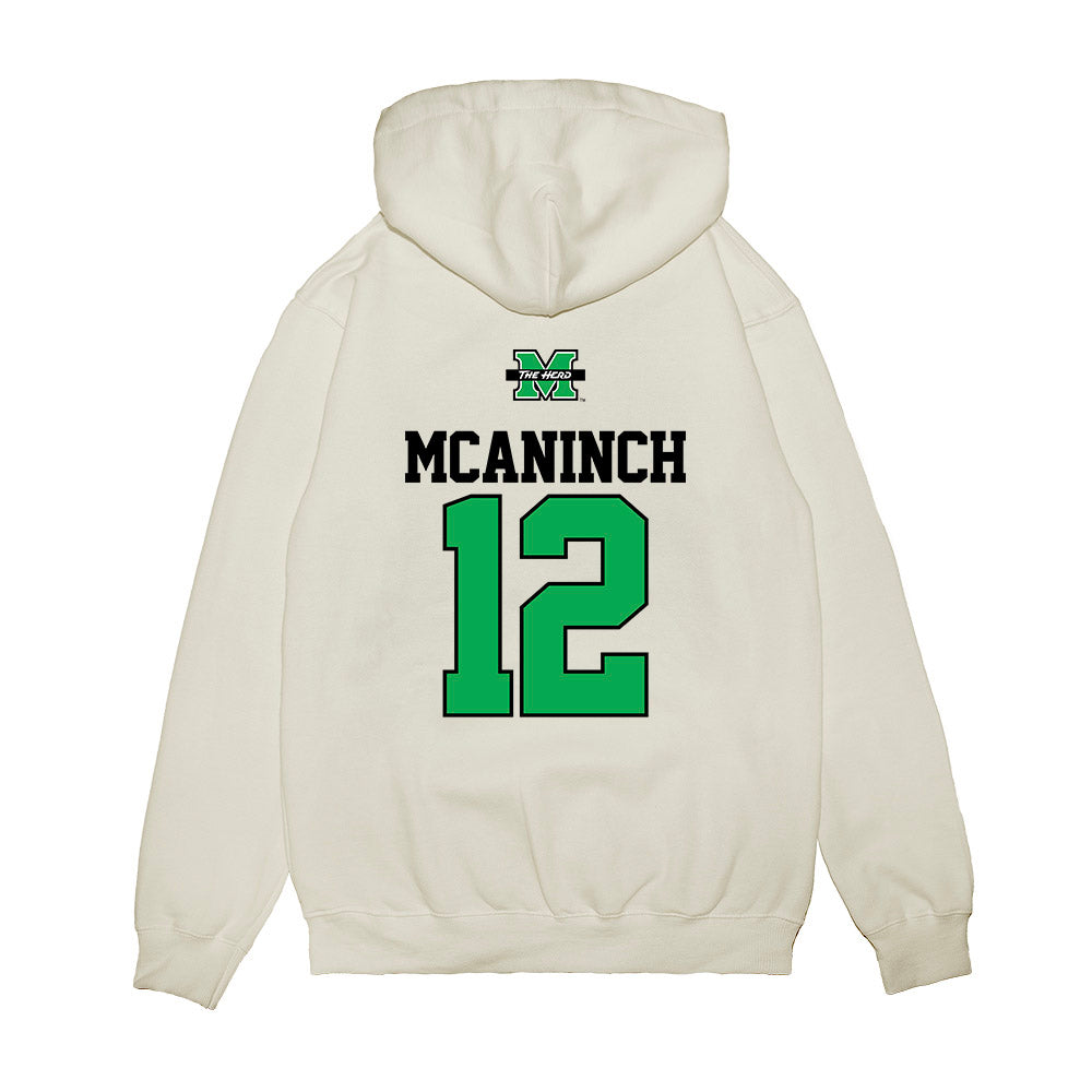 Marshall - NCAA Baseball : AJ McAninch - USA Raglan Premium Hooded Sweatshirt-1