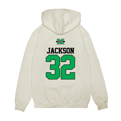 Marshall - NCAA Baseball : Peyton Jackson - USA Raglan Premium Hooded Sweatshirt-1