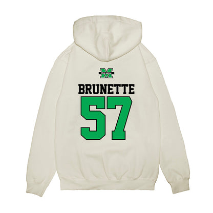 Marshall - NCAA Baseball : Brandon Brunette - USA Raglan Premium Hooded Sweatshirt-1