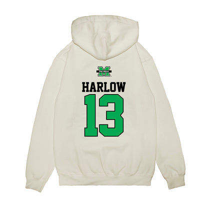 Marshall - NCAA Baseball : Andrew Harlow - USA Raglan Premium Hooded Sweatshirt-1