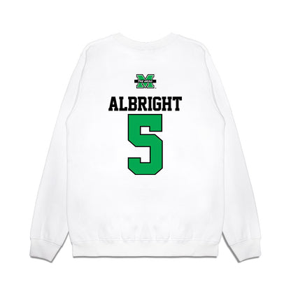 Marshall - NCAA Baseball : Blaine Albright - USA Raglan Premium Crewneck Sweatshirt-1