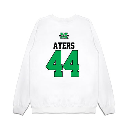 Marshall - NCAA Baseball : Owen Ayers - USA Raglan Premium Crewneck Sweatshirt-1
